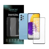FOLIE STICLA Spacer pentru Samsung Galaxy A72, grosime 0.3mm, acoperire totala ecran, strat special anti-ulei si anti-amprenta, Tempered Glass, sticla