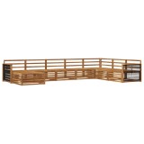 vidaXL Set de canapele de exterior 8 pcs natural 3383712