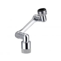 Extensie robinet, rotatie 360 , 2 moduri de pulverizare, 9.5 cm, argintiu
