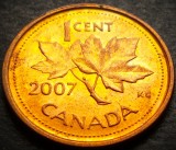 Moneda 1 CENT - CANADA, anul 2007 * cod 4265 = excelenta