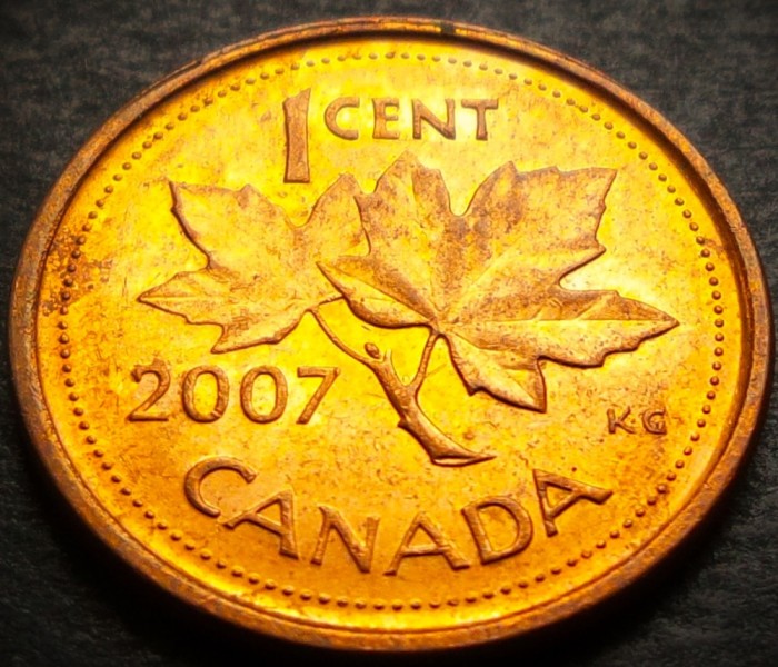 Moneda 1 CENT - CANADA, anul 2007 * cod 4265 = excelenta