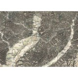 Harta Romaniei Meridionale &ndash; Rm. Valcea si imprej., 1864, 50x70cm, reproducere