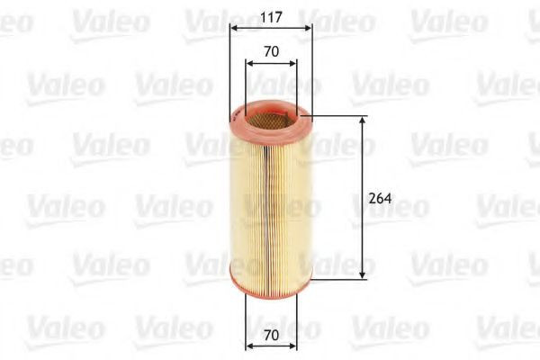 Filtru aer AUDI A2 (8Z0) (2000 - 2005) VALEO 585626