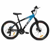 Cumpara ieftin Bicicleta pentru copii DHS Terrana 2423, 24 inch, albastru-negru, model 2026