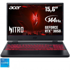 Laptop Gaming Acer Nitro 5 AN515-58 cu procesor Intel® Core™ i5-12450H pana la 4.4 GHz, 15.6, Full HD, IPS, 144Hz, 16GB, 512GB SSD, NVIDIA® GeForce RT