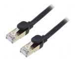 Cablul de rețea F/UTP 1m 28AWG PVC negru, Baseus