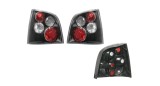 Set lampi spate, stopuri Vw Polo (9n), 10.2001-04.2005, montare spate, stanga+dreapta, negru, transparent; Tuning, JUN YAN