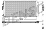 Condensator climatizare AC Denso, FIAT 500, 05.2008- motor 1.4 T-Jet, aluminiu/ aluminiu brazat, 665(630)x310(295)x16 mm, cu uscator si filtru integr