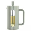 Infuzor din sticla, aparat pentru cafea, ceai sau ierburi, capacitate 350 ml, verde, Klausberg