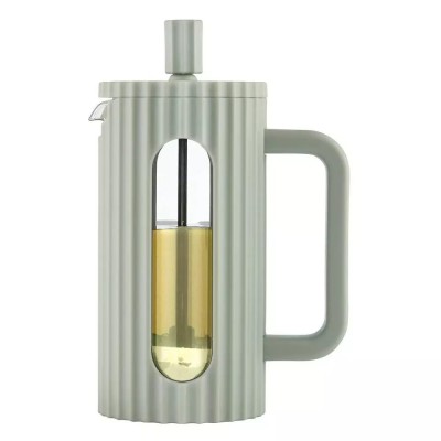 Infuzor din sticla, aparat pentru cafea, ceai sau ierburi, capacitate 350 ml, verde, Klausberg foto