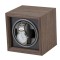 Dispozitiv Watch Winder Business Class, Cutie pentru intors ceas automatic cu motor silentios si perna flexibila cu memorie, Wenge/Gri