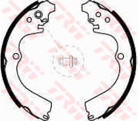 Set saboti frana SUBARU IMPREZA Limuzina (GD) (1999 - 2016) TRW GS8584