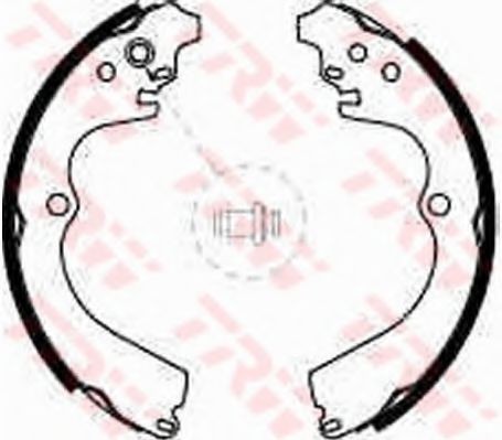 Set saboti frana SUBARU FORESTER (SG) (2002 - 2016) TRW GS8584