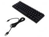 Tastatură USB-C Neagră US Layout 1.8m