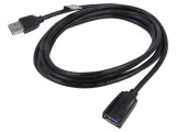 Cablu USB 3.0 2m Negru 5Gbps, Vention