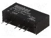 Convertor de tensiune, DC-DC, intrare 4,5...5,5V DC, iesire 3,3V DC, putere 1W, AIMTEC - AM1D-0503DZ