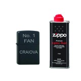 Bricheta Neagra Gravata No.1 FAN Craiova si Lichid Zippo