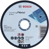 Bosch Standard for Metal - Set discuri taiere metal 125x22.2x1 mm 100 bucati