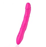 Vibrator Eden Rotating Vibrator, 9 Moduri Vibratii &amp; 9 Moduri Rotatii, Silicon, USB, Roz, 22.7 cm, Mokko Toys, Velvet Obsession