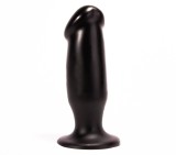 X-MEN Extra Advanced - Butt Plug Negru &icirc;n Formă de Penis, cu Ventuză, 25 cm