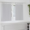 Perdele Opaque cu Inel 2 pcs Gri deschis 140 x 140 cm Poliester