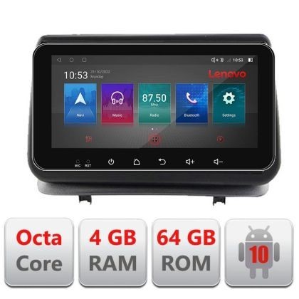 Navigatie dedicataRenault Clio 3 2005-2013 I-Clio3 4+64 ecran 10.33&quot; Android Waze USB Navigatie Internet Youtube Radio CarStore Technology