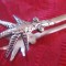 CLESTE ZAHAR ARGINTAT PLACAT CU ARGINT 11 CM
