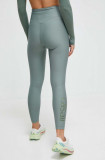 Casall jambiere de yoga culoarea verde, neted