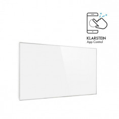 Klarstein Wonderwall 450 Smart, incalzitor infraro?u, 50 x 90 cm, 450 W, cronometru saptamanal, IP24, alb foto