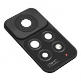 Geam Camera Spate Xiaomi Redmi Note 11 Pro, Cu Rama, Negru