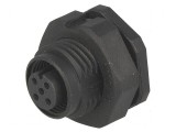 Conector M12 soclu PIN 5 mamă A-DeviceNet CANopen IP68
