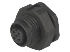 Conector M12 soclu PIN 5 mamă A-DeviceNet CANopen IP68 foto