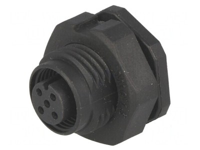 Conector M12 soclu PIN 5 mamă A-DeviceNet CANopen IP68 foto