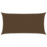 Cumpara ieftin Panza parasolar, maro, 2x4 m, HDPE, 160 g/m&sup2;
