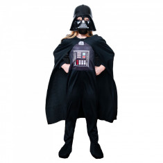 Costum Darth Vader, Star Wars pentru baiat 5-6 ani 116 cm