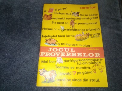 I NICOLAU - JOCUL PROVERBELOR foto