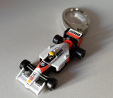 Macheta breloc McLaren MP4/4 Ayrton Senna Formula 1 1988 - IXO 1/87 F1, 1:43