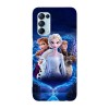 Husa compatibila cu Oppo A72, Viceversa, model Elsa team Frozen, Silicon, TPU, Transparent, Carcasa