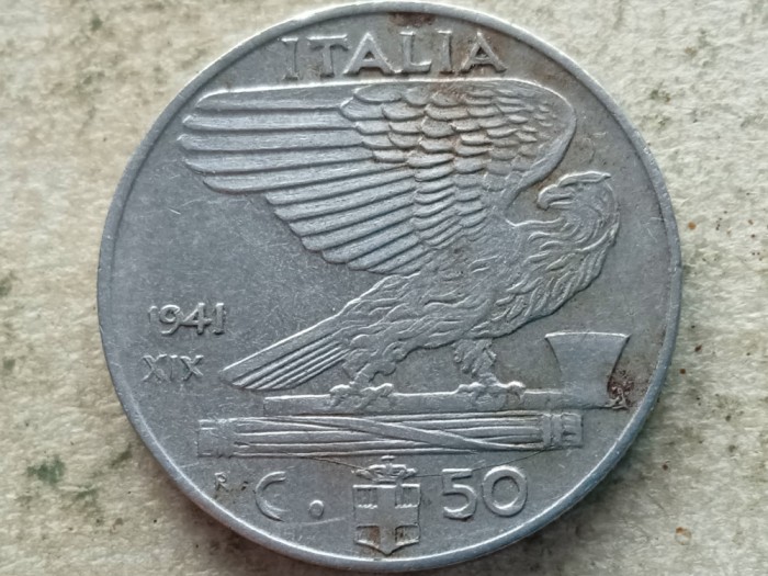 ITALIA-50 CENTESIMI 1941
