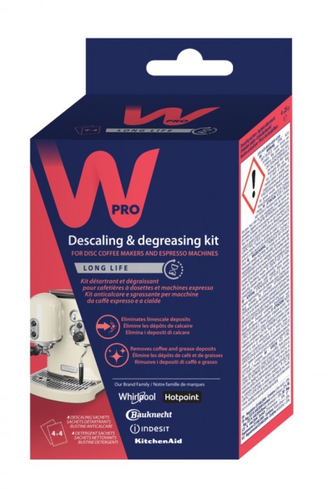 Kit de curatare, detartraj si degresare espressor C00859352 WPRO Whirlpool