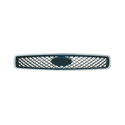 Grila radiator Ford Fusion (Jus), 08.2002-09.2005, crom/negru, 1312197, 325705-1 foto