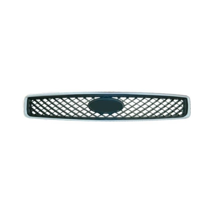 Grila radiator Ford Fusion (Jus), 08.2002-09.2005, crom/negru, 1312197, 325705-1