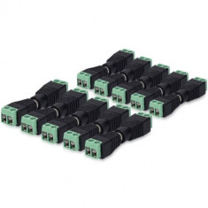 Set 10 Mufe pentru cabluri Ethernet RJ45 si Cat 6A, Kwmobile, Multicolor, Metal, 41189