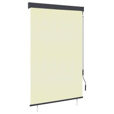 vidaXL Jaluzea tip rulou de exterior, crem, 120 x 250 cm 145965