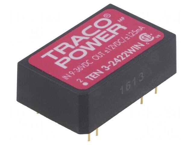 Convertor DC/DC 3W 9-36V la 12V/-12V DIP24