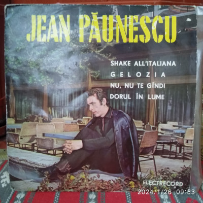 -Y- JEAN PAUNESCU - VINIL 7&amp;quot; (EX ) foto