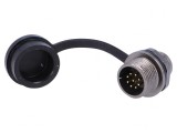 Soclu ST12 tată 9 PIN IP67 3A 125V 0,75mm2