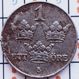 1076 Suedia 1 ore 1919 Gustaf V (1907-1950) varianta de fier km 789, Europa