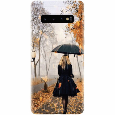 Husa silicon personalizata pentru Samsung Galaxy S10, Autum foto