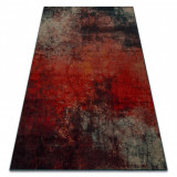 Covor de l&acirc;nă Omega TOGO abstractizare roșu, 170x235 cm